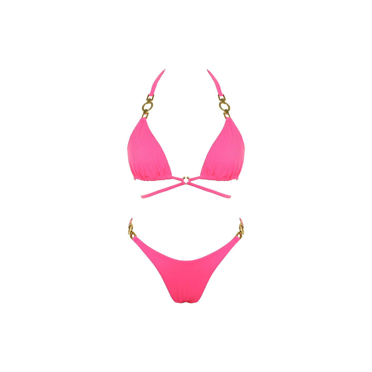 Sundaze Brunch - Serena Bikini Set - Hot Pink