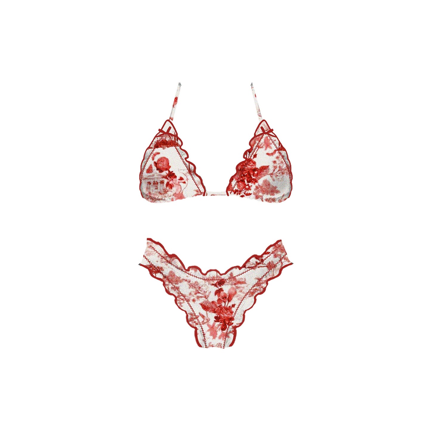 *NEW - Sundaze Brunch - Wave Catcher Bikini Set - Red Floral